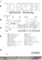 Yamaha TC-920-B - Service Manual